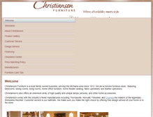 Tablet Screenshot of christiansonfurniture.com